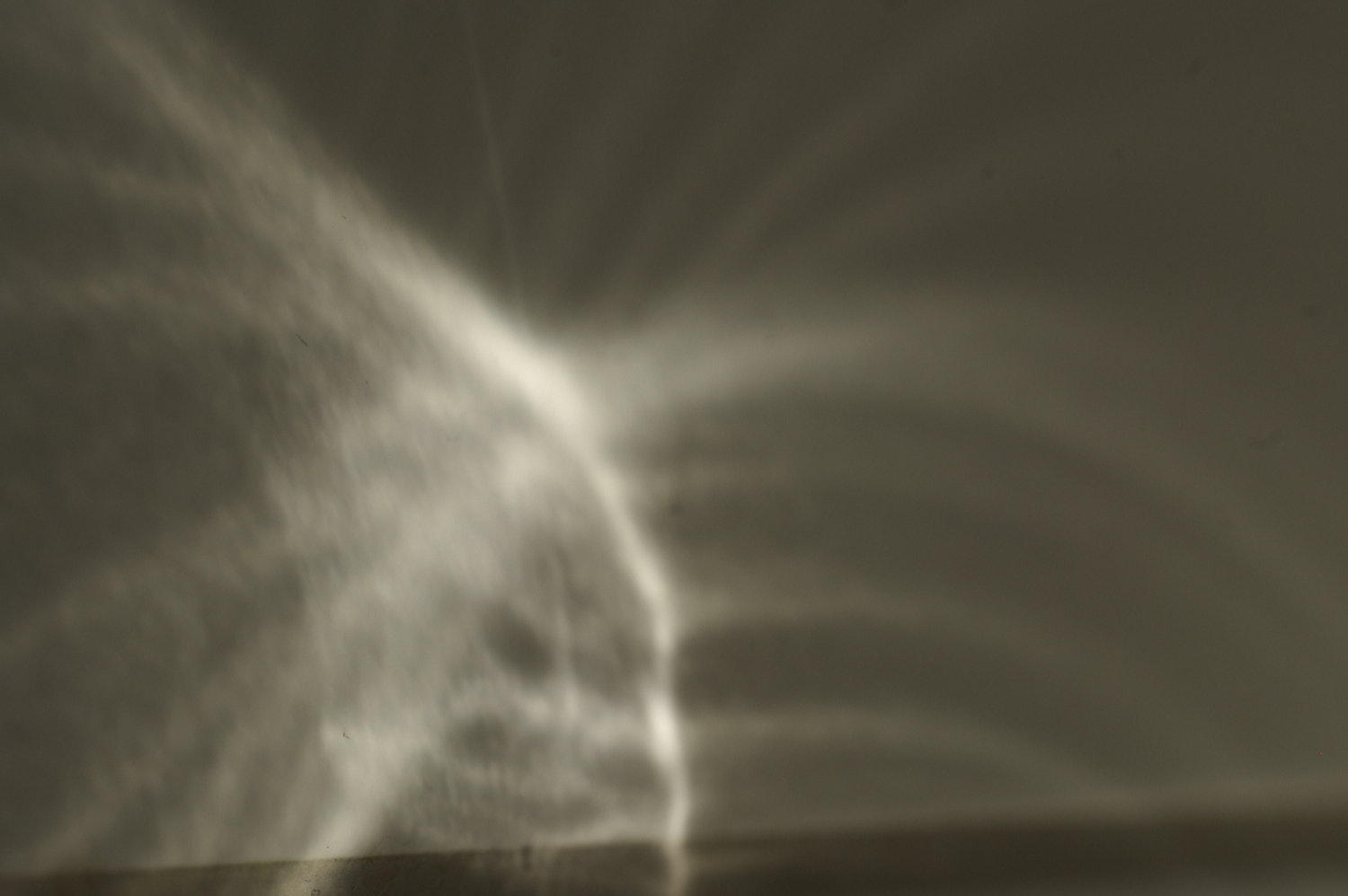 Reflexion Waschbecken, Morgen