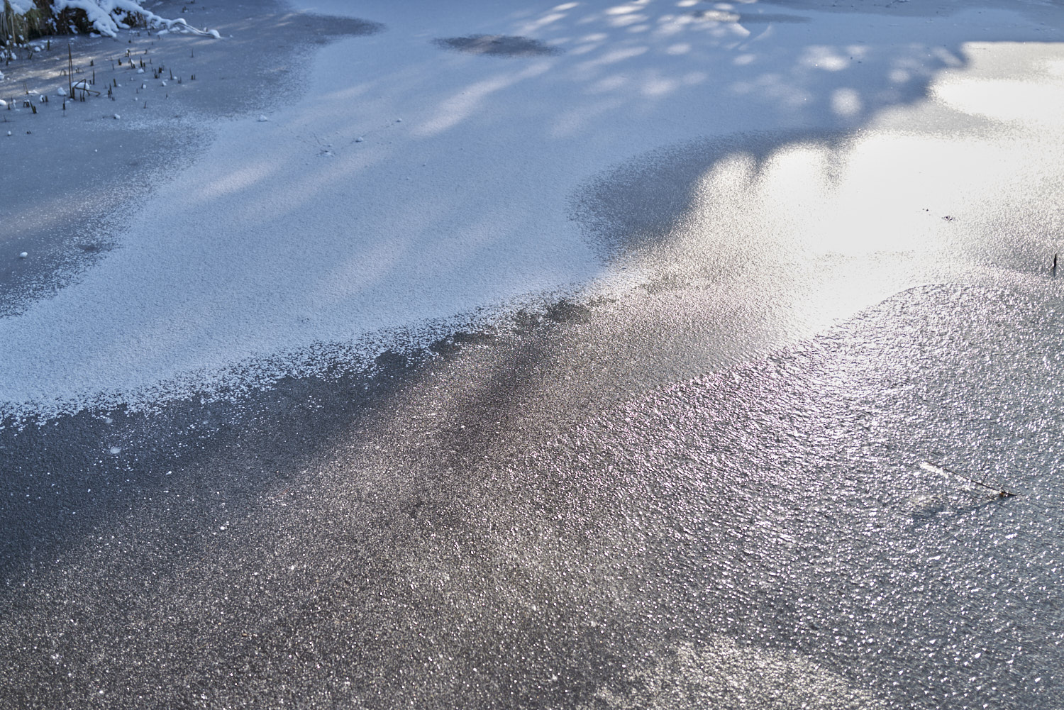 Gefrorene Fläche